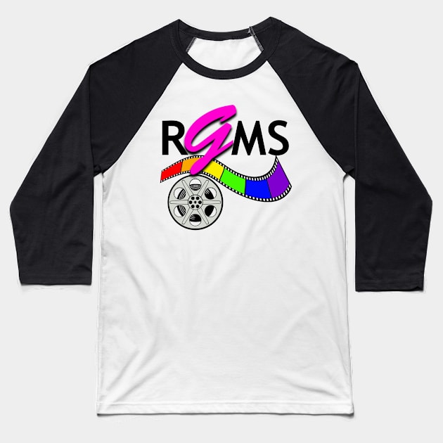 RGMS Rainbow Reel Baseball T-Shirt by ReelGayMovieShow